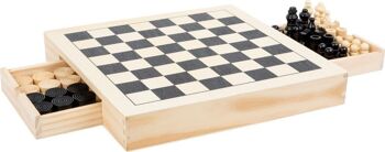 Jeux d'échecs, dames et neuf neuf 2