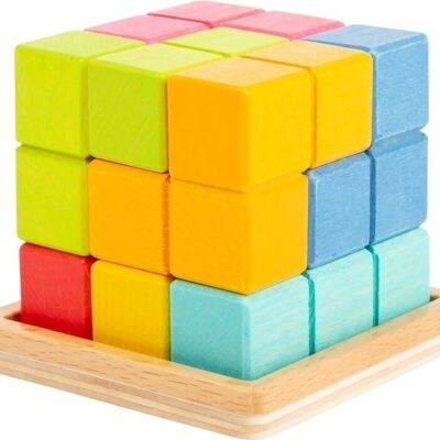 3D puzzle cubes geometric shapes