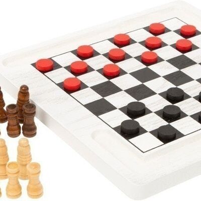 Juego de mesa ajedrez y damas