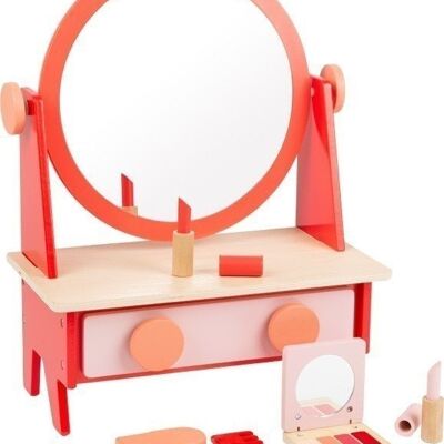 Retro dressing table with mirror