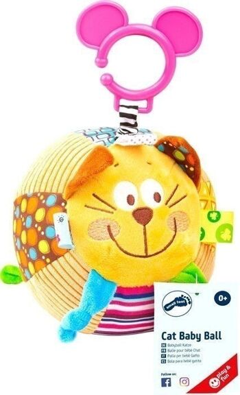 bébé balle chat | jouet en peluche 3