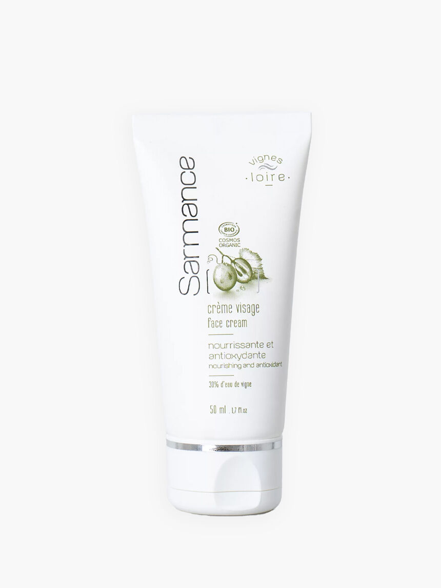 Organic nourishing and antioxidant face cream