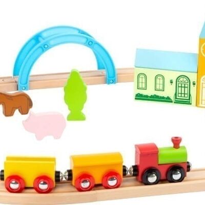 Town and country wooden railway