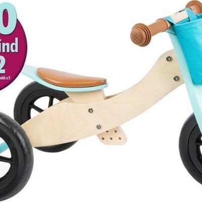 Bicicleta Sin Pedales Trike Maxi 2 En 1 Turquesa | Ruedas | Juguetes de madera