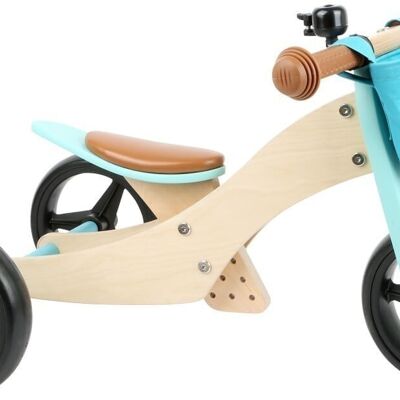 Balance bike triciclo 2 in 1 turchese