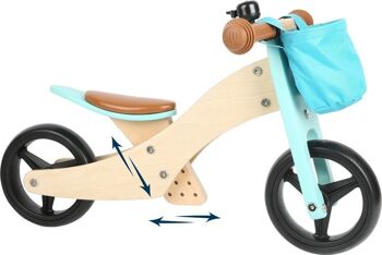 Vélo d'équilibre trike 2 en 1 turquoise 3