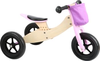 Draisienne Trike Maxi 2 en 1 Rose 1