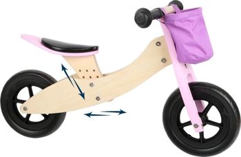 Draisienne Trike Maxi 2 en 1 Rose 4