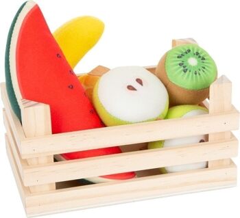 Set de fruits en tissu avec boîte 1