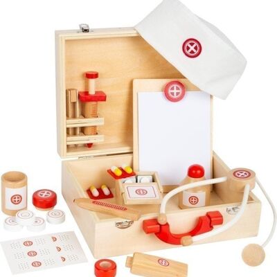 Doctor's case natural wood | Doctor and rescue toy | Wood