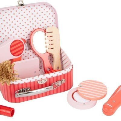 Retro make-up and hairdressing case