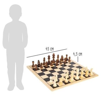 Échecs et dames XL | jeux de société | Bois 7