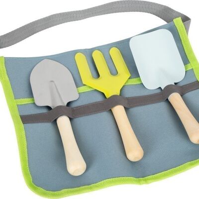 Belt bag with garden tools
