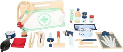 Arzttasche | Arzt- und Rettungsspielzeug | Holz