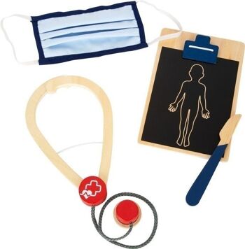Sac à dos médecin urgentiste | Médecin et jouet de sauvetage | Bois 6