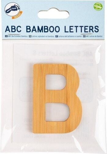 ABC lettre bambou B 2
