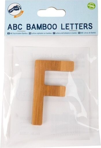 Lettre ABC Bambou F 2