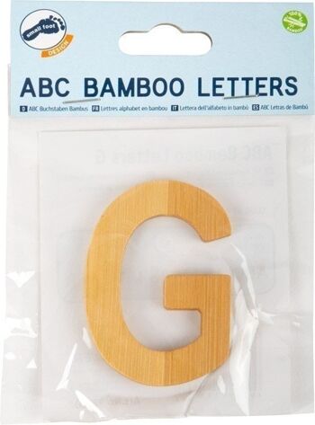 ABC lettre bambou G 2