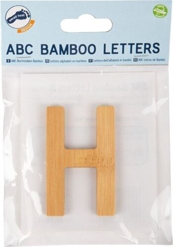 ABC lettre bambou H 2