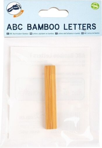 Lettre ABC bambou I 2