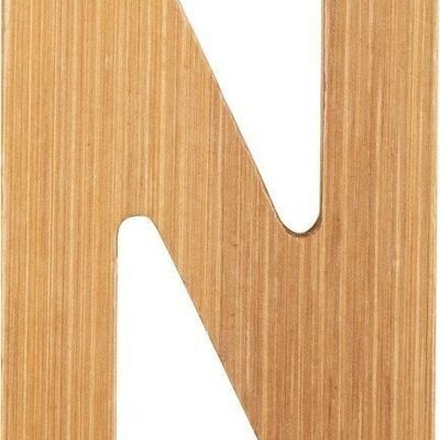 ABC lettera bambù N