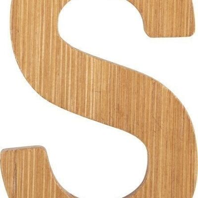 ABC letter bamboo S