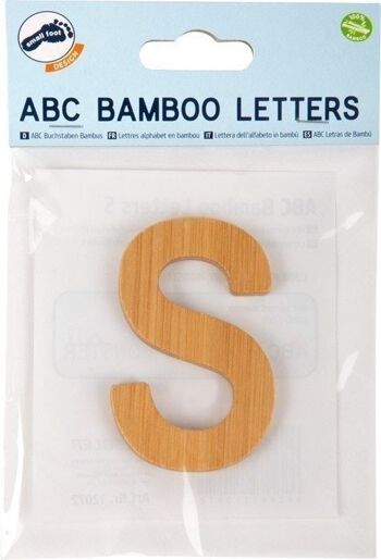 ABC lettre bambou S 2