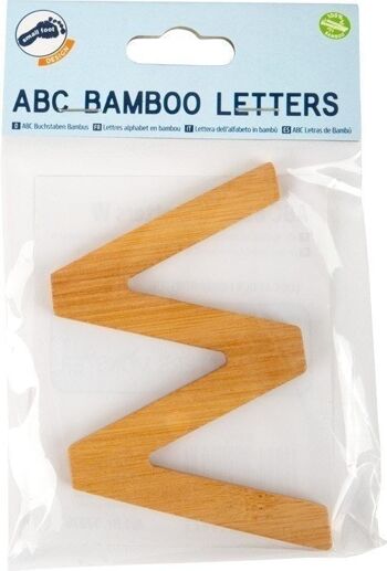 ABC lettre bambou W 2