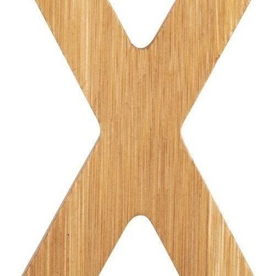 ABC letra bambú X