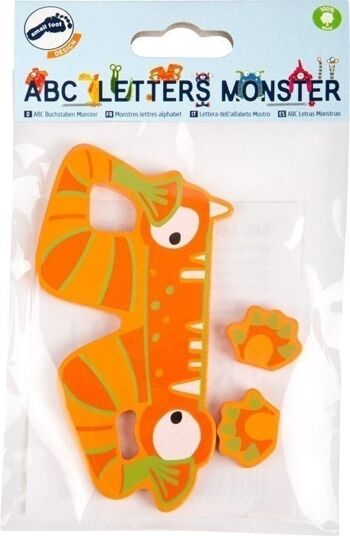 Lettres ABC Monstre Woody 2