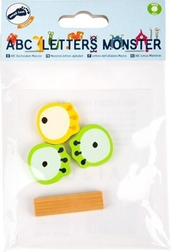 Lettres ABC Yeux de monstre 2