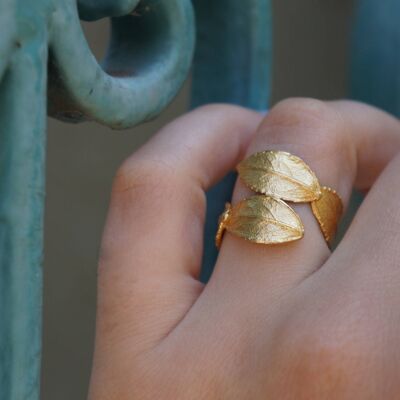 GOLD Schmuck Massivgold Ring für Frauen, 9-14K Goldring
