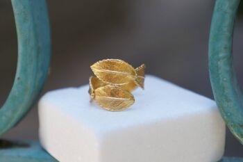 Bijoux en or Bague en or massif pour femme, bague en or 9-14K 2