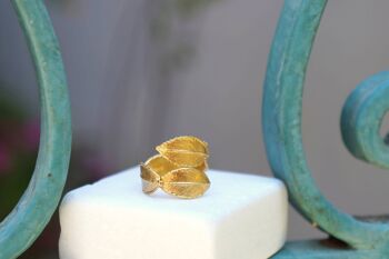 Bijoux en or Bague en or massif pour femme, bague en or 9-14K 3