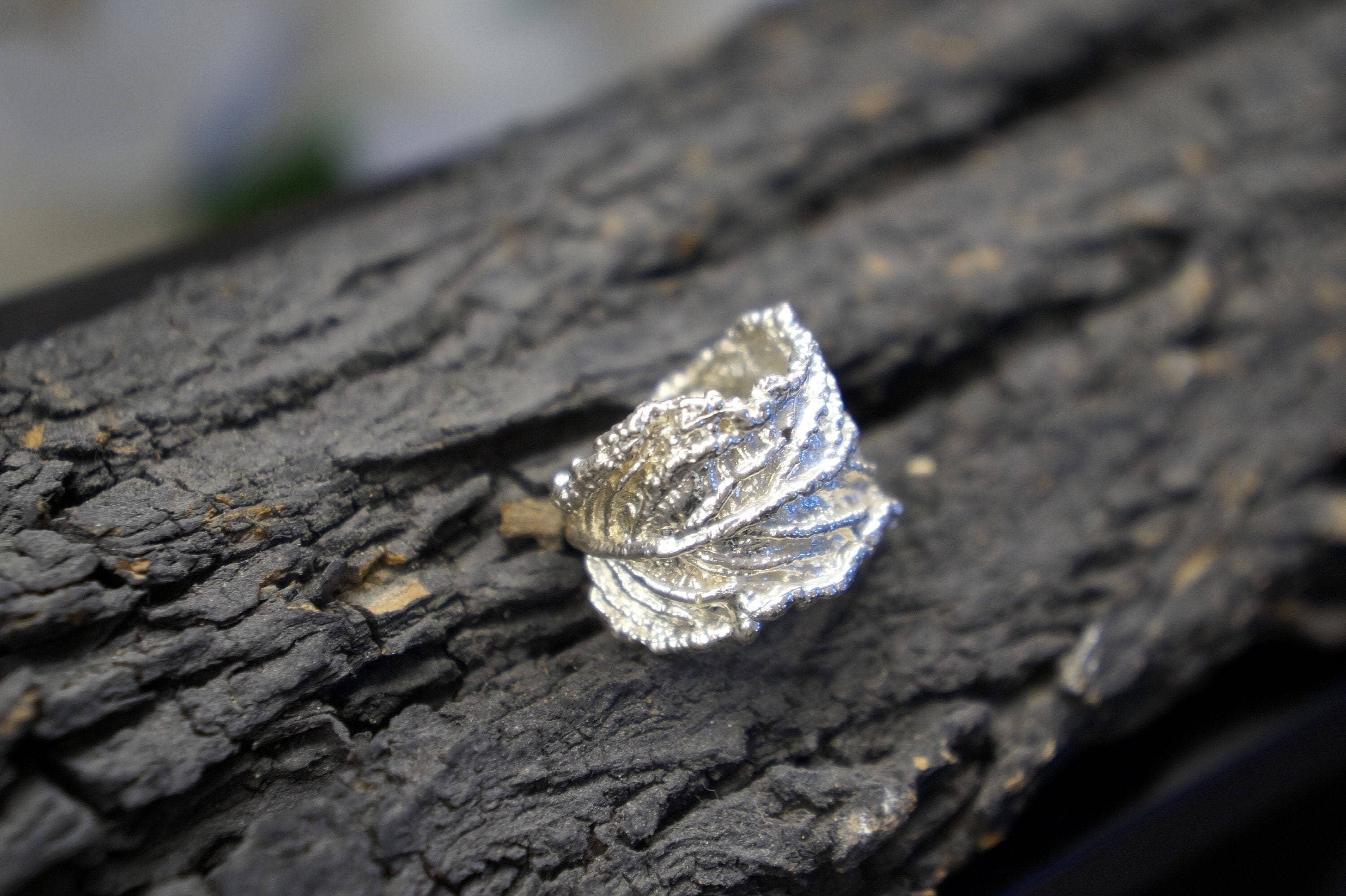 Buy wholesale Statement Leaf Ring For Women, 14k Gold on sterling