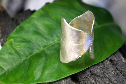 Ivy Leaf Statement RIng on Sterling Silver.