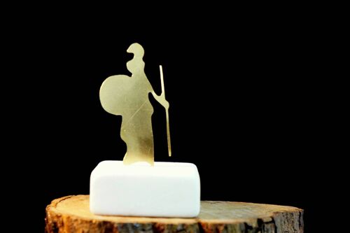 Goddess Athena Minimal Laser cut Statue, Metal Art