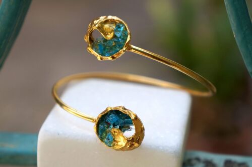 Venetian Raw Murano Glass Bracelet for Women, Bridal