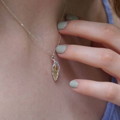 Electroformed Necklace Real Sea Shell Necklace, Summer
