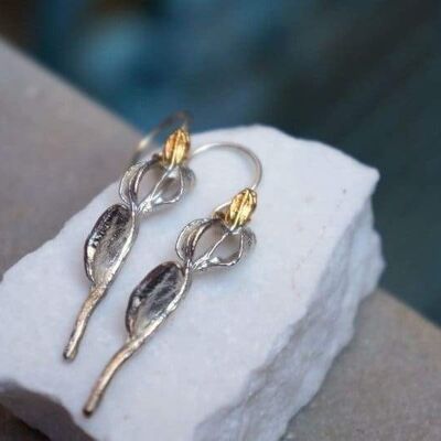 Ohrringe aus Sterlingsilber für Damen von Oliv