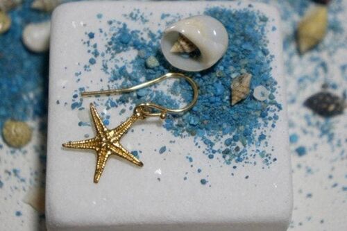 Real Starfish in Sterling Silver 925, Studs or Dangle earrin