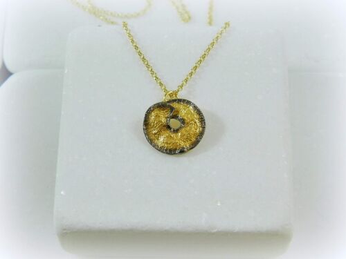 Gold Necklace Mother Nature Jewelry: Real flower necklace Go