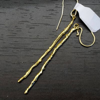 Earrings Thin and Long Olive Branch Earrings for Women