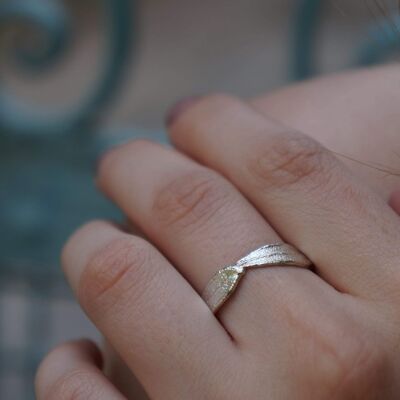 Sterling silver Olive Leaf Ring.