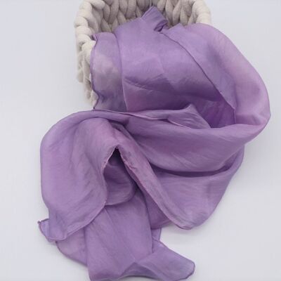 Lilac Silk Scarf, Large