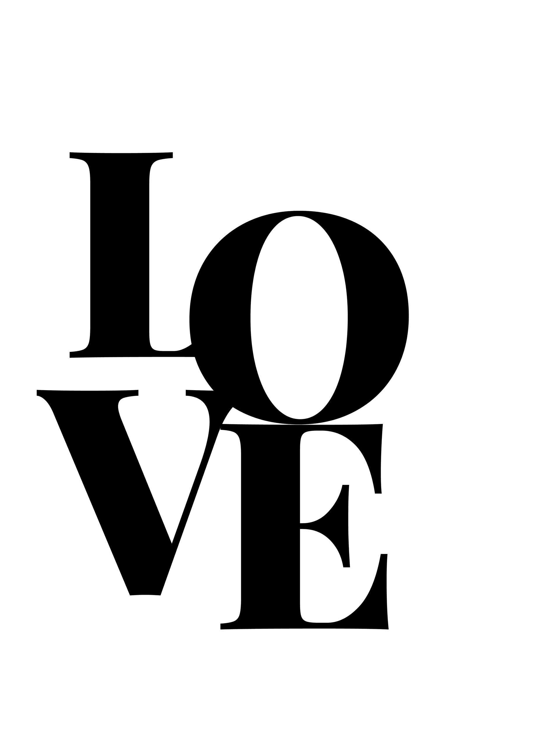 Affiche Love Quote - 30x40 cm - 30x40 cm