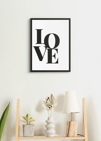 Affiche Love Quote - 30x40 cm - 30x40 cm 2