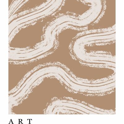 Poster Stampa artistica astratta - L'arte è un modo di sopravvivere - Yoko Ono- 30x40 cm - 30x40 cm