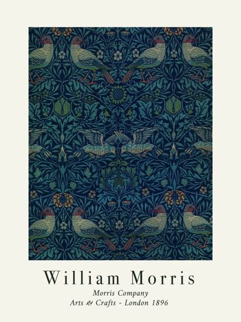 Affiche William Morris Oiseaux - 30x40 cm - 30x40 cm 1