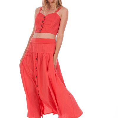 Athena Skirt, Candy red
